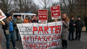 Antifaschistischer Schmutzwall FFO 2014 01 17