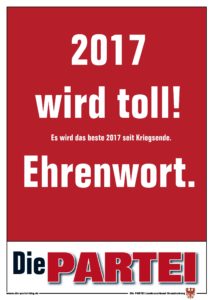 2017 wird toll